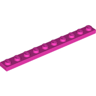 Plate 1X10 - Bright Purple
