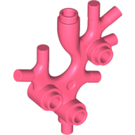 Plant, W/ 3.2 Shaft, No. 2 - Vibrant Coral
