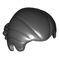 Mini Figure Wig, No. 85 - Black