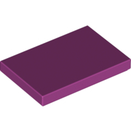 Flat Tile 2X3 - Bright Reddish Violet