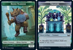 Rhino Warrior (011) // Treasure (016) Double-Sided Token