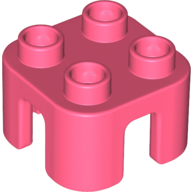 Interior, No. 4 - Vibrant Coral