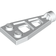 Plate 1X2X4 W. Tube - White