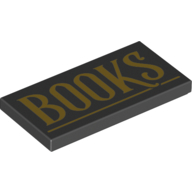 Flat Tile 2X4, No. 209 - Black