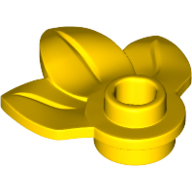 Plant, W/ Plate 1X1, No. 1 - Bright Yellow