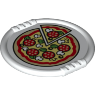Disc, W/ 5.0 Shaft, No. 8 - White