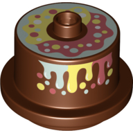 Cake, No. 8 - Reddish Brown