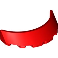 Cockpit W/ Bow 3X6X1 - Bright Red