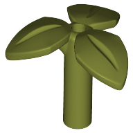 Plant, W/ 3.2 Shaft, 1.5 Hole, No. 1 - Olive Green