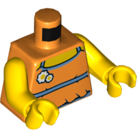 Mini Upper Part, No. 4902 - Bright Orange