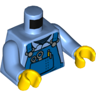 Mini Upper Part, No. 4900 - Medium Blue