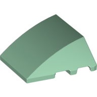 Brick 4X3 W. Bow/Angle - Sand Green