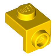 Plate 1X1, W/ 1.5 Plate 1X1, Downwards - Bright Yellow
