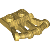 Plate 1X2 W.Minuscule3.2 Shaft 22.5 D. - Warm Gold
