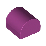 Plate 1X1X2/3, Outside Bow - Bright Reddish Violet