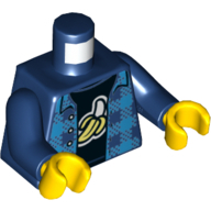 Mini Upper Part, No. 4861 - Earth Blue