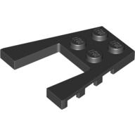 Plate 4X4 W/Angle - Black