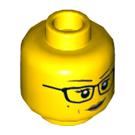Mini Head, No. 2991 - Bright Yellow