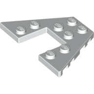 Plate 6X4 W/Angle - White