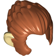 Mini Wig W/ Ears, No. 6 - Brick Yellow