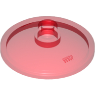 Parabolic Reflector Minuscule24X6,4 - Transparent Red