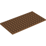 Plate 8X16 - Medium Nougat