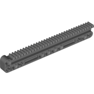 Gear Rack 14X2M W/Groove - Dark Stone Grey