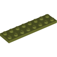 Plate 2X8 - Olive Green
