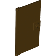 Glass Door For Frame 1X4X6 - Dark Brown