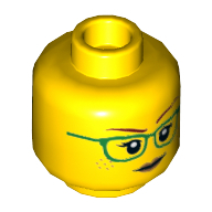 Mini Head, No. 2972 - Bright Yellow