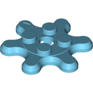 Gear Wheel 2X2, Z6 - Medium Azur