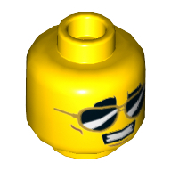 Mini Head, No. 2970 - Bright Yellow