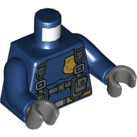 Mini Upper Part, No. 4816 - Earth Blue