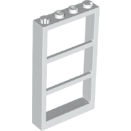 Frame 1X4X6 Tripartite - White