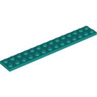 Plate 2X14 - Bright Bluish Green