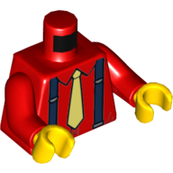 Mini Upper Part, No. 4791 - Bright Red