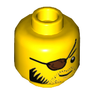Mini Head, No. 2949 - Bright Yellow
