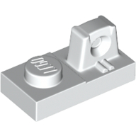 Plate 1X2 W/Stub/Along/Upper P - White