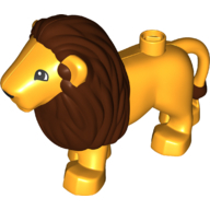 Lion Male - Flame Yellowish Orange