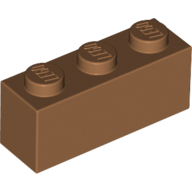 Brick 1X3 - Medium Nougat