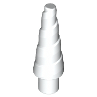 Conical Horn Minuscule 3.2 Shaft - White