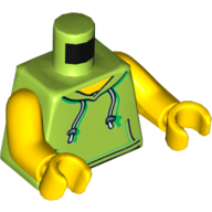Mini Upper Part, No. 3815 - Bright Yellowish Green