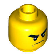 Mini Head, No. 2258 - Bright Yellow