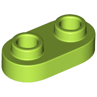 Plate 1X2, Rounded, No. 1 - Bright Yellowish Green