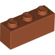Brick 1X3 - Dark Orange