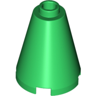 Nose Cone 2X2X2 - Dark Green