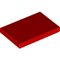 Flat Tile 2X3 - Bright Red