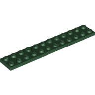 Plate 2X12 - Earth Green