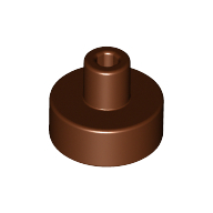 Plate 1X1, W/ 3.2 Shaft And 1.5 Hole - Reddish Brown