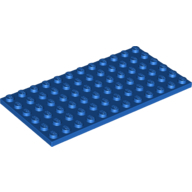 Plate 6X12 - Bright Blue